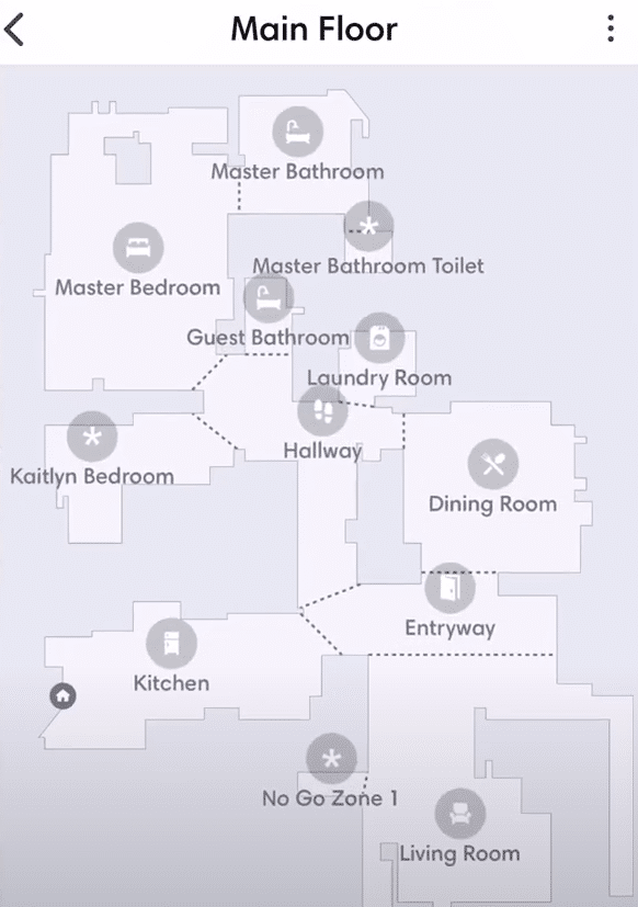 Roomba App Map