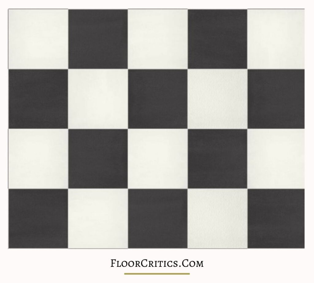 Checkerboard bathroom tile layout patterns