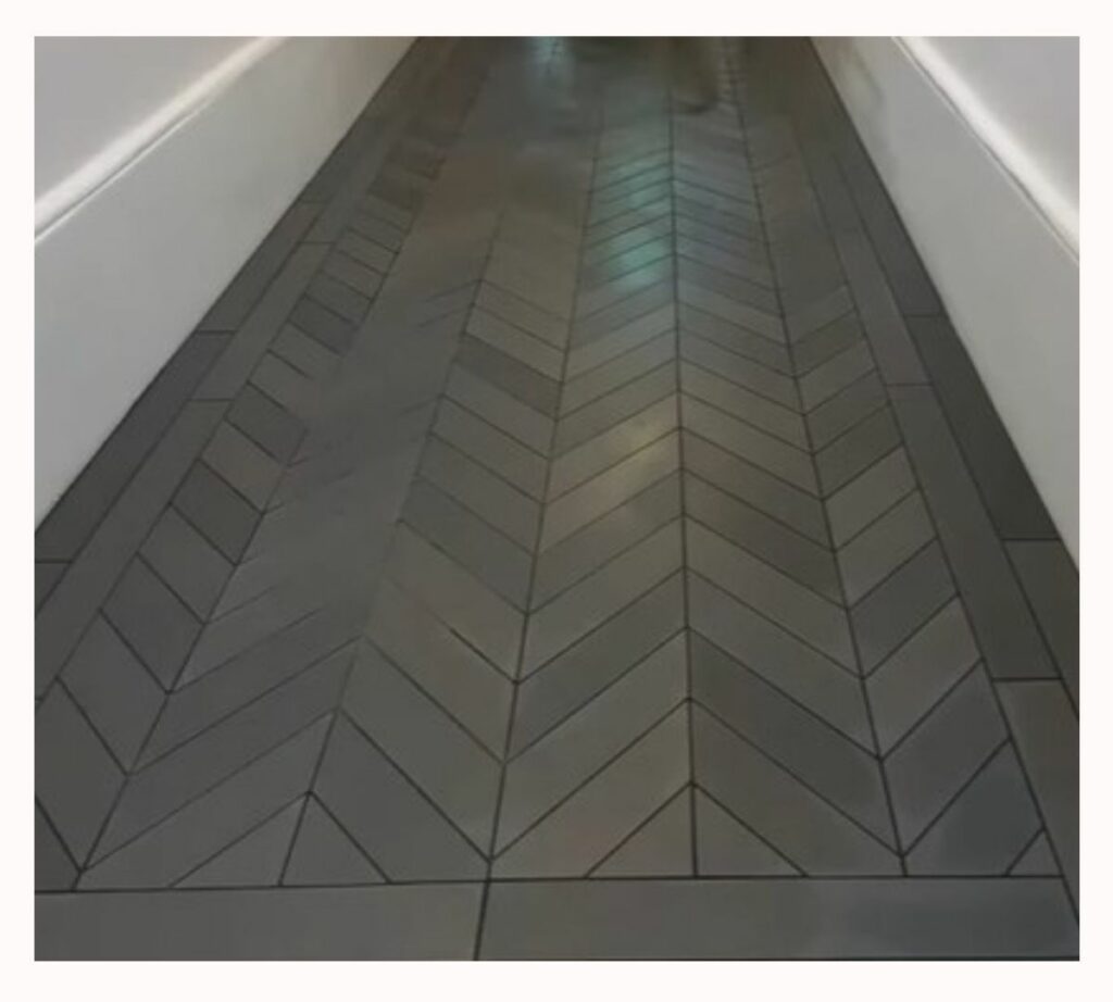 Chevron Tile Placement Patterns