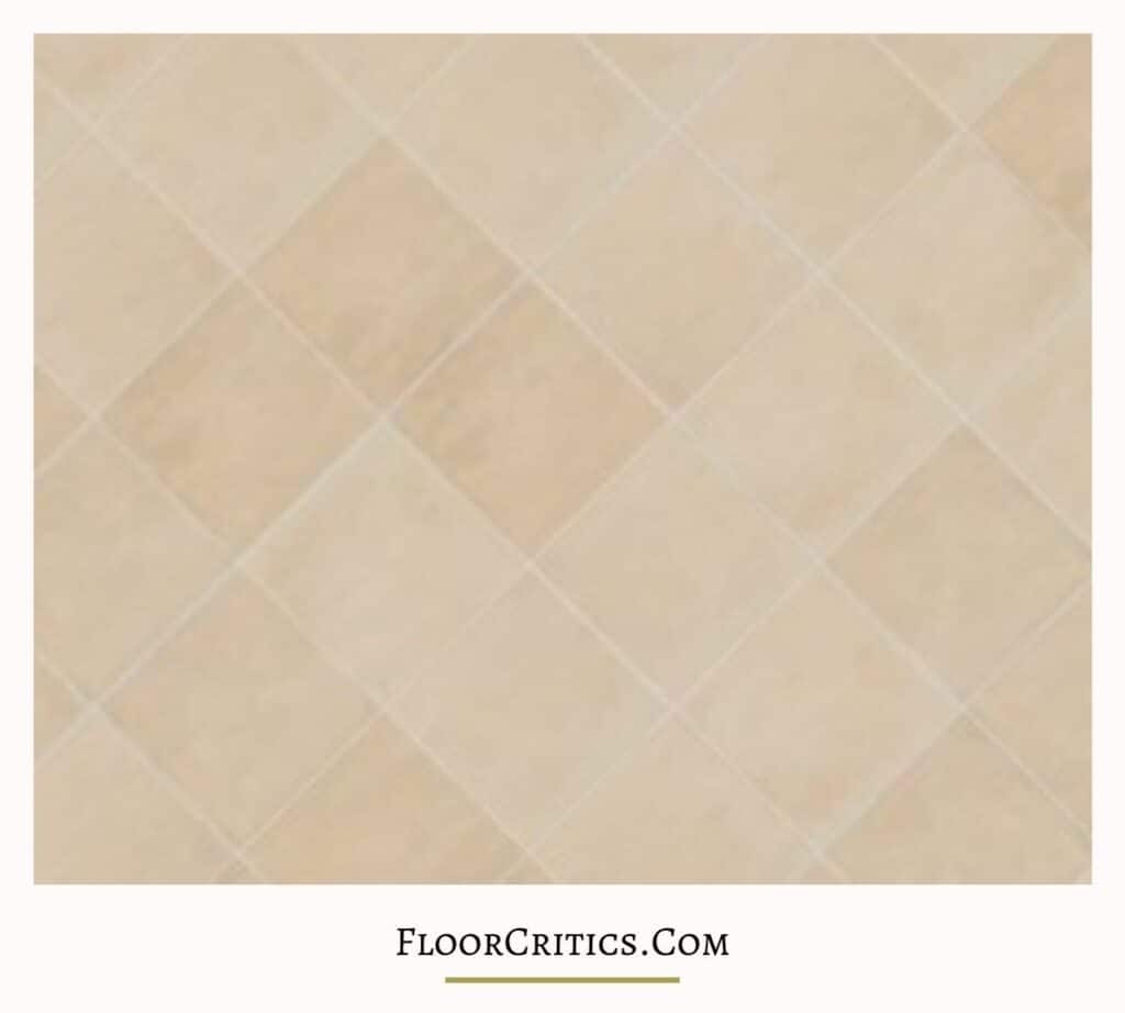 Diagonal or diamond tile pattern layout