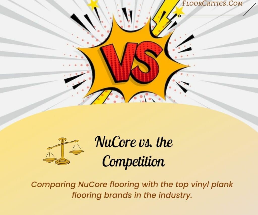 NuCore vs LifeProof, COREtec, Pergo, and SmartCore